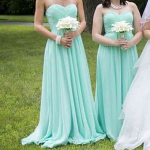 Toffany Blue / Seafoam Green Prom dress